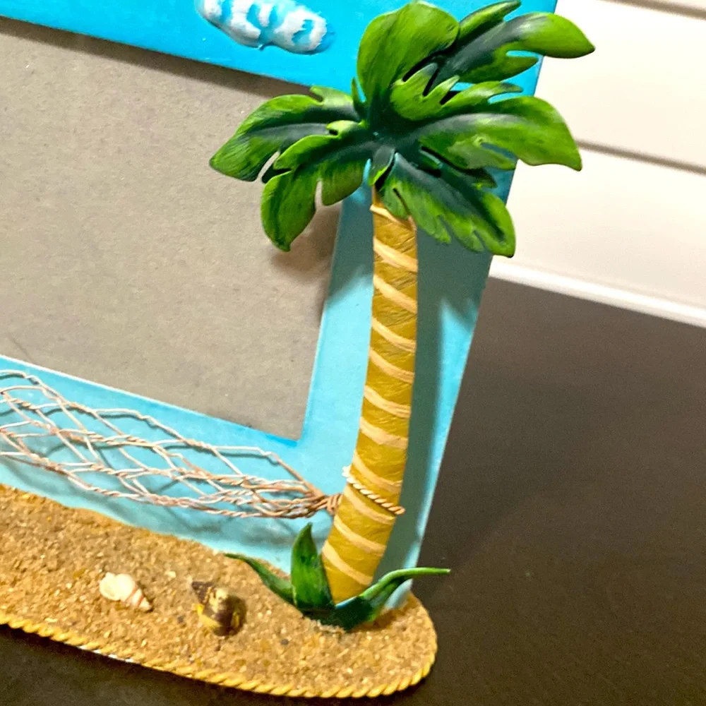 3D Tropical Photo Frame